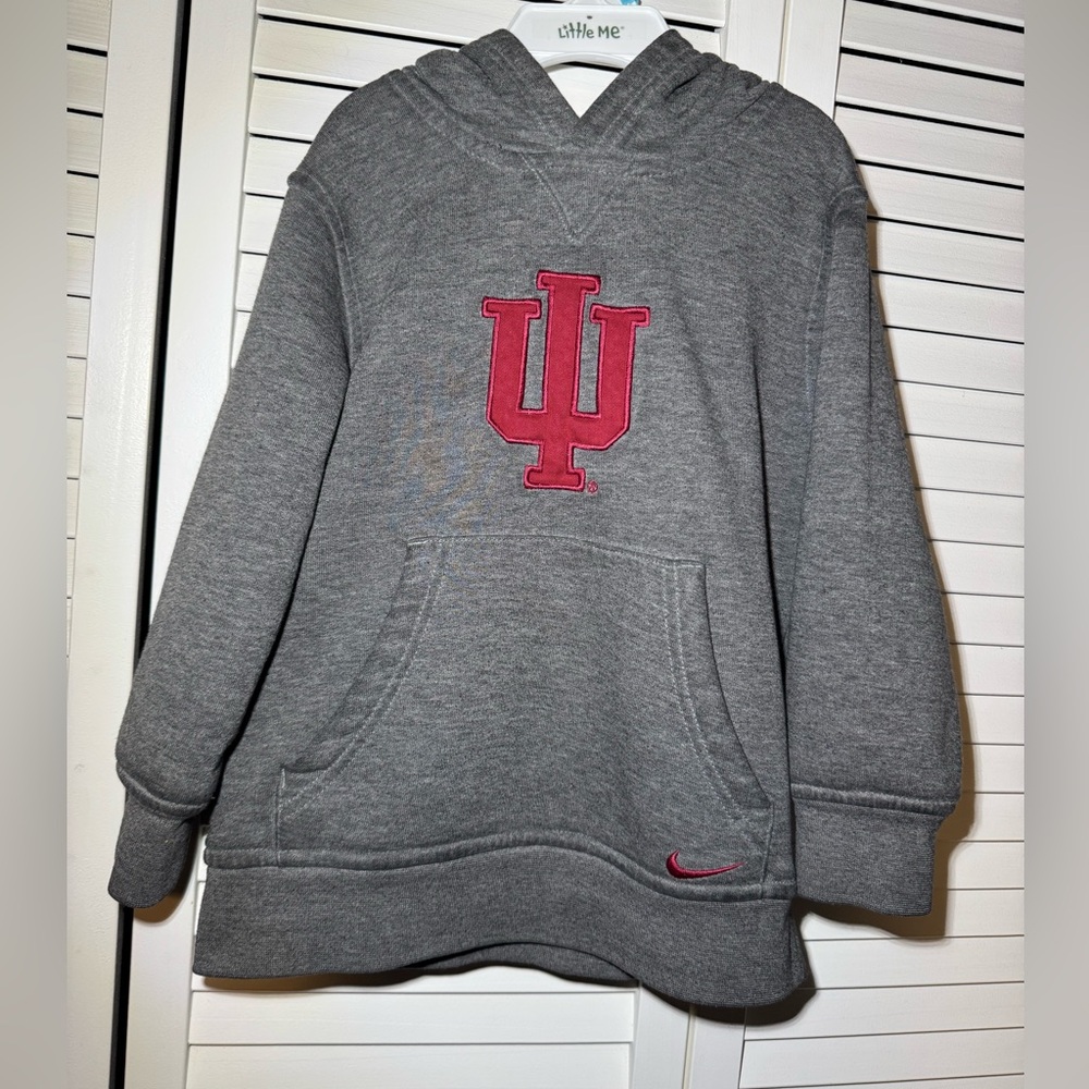 Nike Indiana University Hoosiers Gray Hoodie Size 4T - Picture 2 of 10
